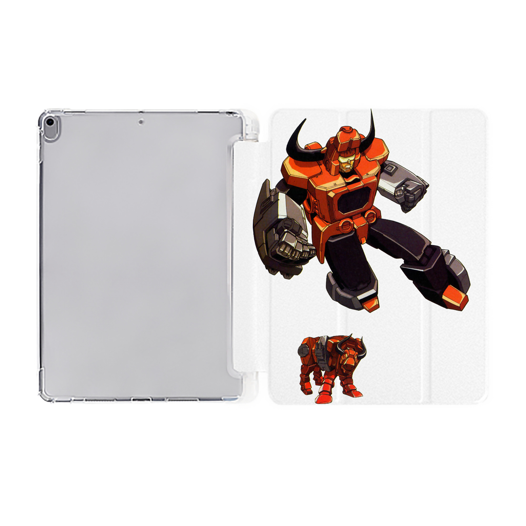 （画像用）  IPad ケース ペン収納付き 三つ折りスタンド PUレザー×シリコン 対応機種9.5/10.5/10.9インチ